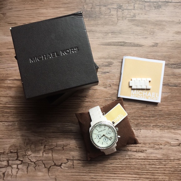 White Michael Kors Watch - Picture 2 of 5